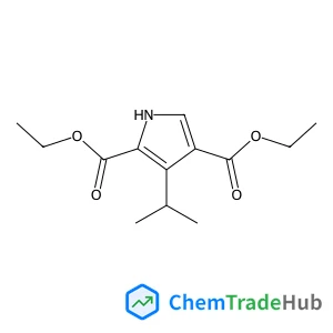 Diethyl 3-isopropyl-1H-pyrrole-2,4-dicarboxylate