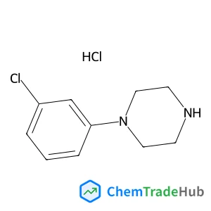 1-(3-Chlorophenyl)piperazine hydrochloride (1:1)