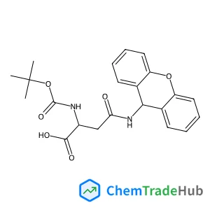 N~2~-{[(2-Methyl-2-propanyl)oxy]carbonyl}-N-9H-xanthen-9-yl-L-asparagine