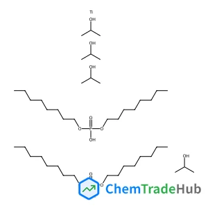 Tetrakis(2-propanolato)titanium - dioctyl hydrogen phosphate (1:2)