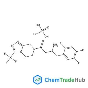 (3R)-3-Amino-1-[3-(trifluoromethyl)-5,6-dihydro[1,2,4]triazolo[4,3-a]pyrazin-7(8H)-yl]-4-(2,4,5-trifluorophenyl)-1-butanone phosphate (1:1)