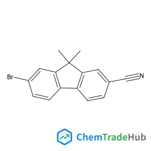 7-bromo-9,9-dimethyl-9H-fluorene-2-carbonitrile