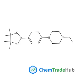 1-Ethyl-4-(4-(4,4,5,5-tetramethyl-1,3,2-dioxaborolan-2-YL)phenyl)piperazine