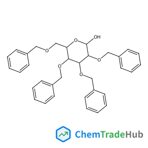 (2S,3R,4S,5R,6R)-3,4,5-Tris(benzyloxy)-6-((benzyloxy)methyl)tetrahydro-2H-pyran-2-ol