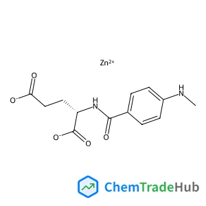 Zinc (2S)-2-{[4-(methylamino)benzoyl]amino}pentanedioate