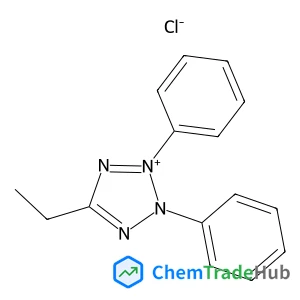 5-Ethyl-2,3-diphenyl-2H-tetrazol-3-ium chloride structure