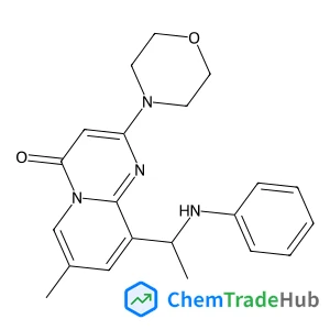 9-(1-Anilinoethyl)-7-methyl-2-(4-morpholinyl)-4H-pyrido[1,2-a]pyrimidin-4-one