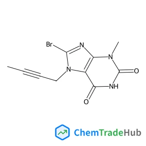 8-Bromo-7-(2-butyn-1-yl)-3-methyl-3,7-dihydro-1H-purine-2,6-dione