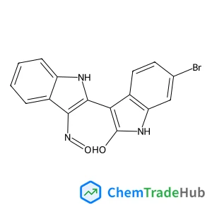 (3Z)-6-Bromo-3-[(3E)-3-(hydroxyimino)-1,3-dihydro-2H-indol-2-ylidene]-1,3-dihydro-2H-indol-2-one