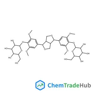 4-{(1R,3aS,4R,6aS)-4-[4-(beta-D-Glucopyranosyloxy)-3,5-dimethoxyphenyl]tetrahydro-1H,3H-furo[3,4-c]furan-1-yl}-2,6-dimethoxyphenyl beta-D-glucopyranoside