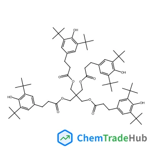 3-({3-[4-Hydroxy-3,5-bis(2-methyl-2-propanyl)phenyl]propanoyl}oxy)-2,2-bis[({3-[4-hydroxy-3,5-bis(2-methyl-2-propanyl)phenyl]propanoyl}oxy)methyl]propyl 3-[4-hydroxy-3,5-bis(2-methyl-2-propanyl)phenyl
]propanoate