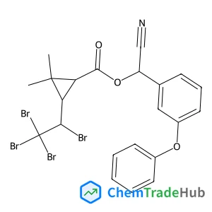 (S)-Cyano(3-phenoxyphenyl)methyl (1R,3S)-2,2-dimethyl-3-[(1R)-1,2,2,2-tetrabromoethyl]cyclopropanecarboxylate