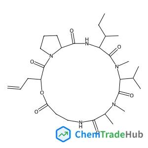 (3S,6S,9S,16R,21aS)-16-Allyl-3-[(2S)-2-butanyl]-6-isopropyl-5,8,9-trimethyldodecahydropyrrolo[1,2-d][1,4,7,10,13,16]oxapentaazacyclononadecine-1,4,7,10,14,17(11H,16H)-hexone
