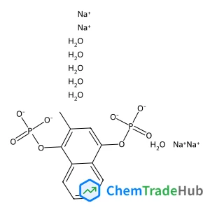 Sodium 2-methyl-1,4-naphthalenediyl bis(phosphate) hydrate (4:1:6)