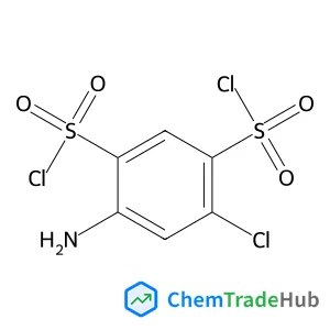 4-Amino-6-chloro-1,3-benzenedisulfonyl dichloride