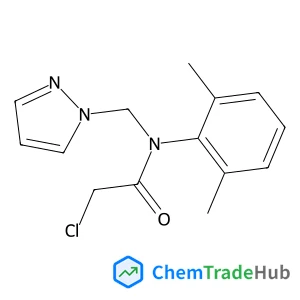 2-Chloro-N-(2,6-dimethylphenyl)-N-(1H-pyrazol-1-ylmethyl)acetamide
