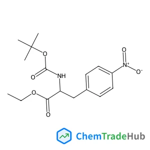 Ethyl N-{[(2-methyl-2-propanyl)oxy]carbonyl}-4-nitro-L-phenylalaninate