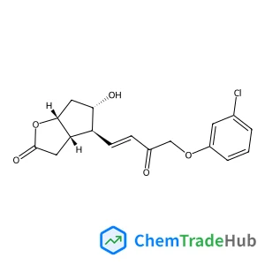 [3aa,4a(E),5b,6aa]-4-[4-(3-Chlorophenoxy)-3-oxo-1-butenyl]hexahydro-5-hydroxy-2H-cyclopenta[b]furan-2-one