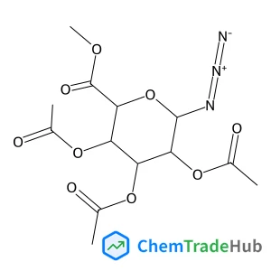 3-{[(2R,3R,4S,5R,6R)-3,4,5-Triacetoxy-2-hydroxy-3,6-dimethyltetrahydro-2H-pyran-2-yl]oxy}-1,2-triazadien-2-ium-1-ide