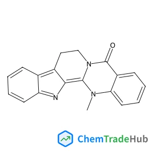 14-Methyl-5-oxo-7,8-dihydro-5H-indolo[2',3':3,4]pyrido[2,1-b]quinazolin-14-ium-13-ide