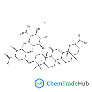 Potassium (3beta)-30-hydroxy-11,30-dioxoolean-12-en-3-yl 2-O-beta-D-glucopyranuronosyl-alpha-D-glucopyranosiduronate