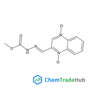 Methyl (2E)-2-[(1,4-dioxido-2-quinoxalinyl)methylene]hydrazinecarboxylate