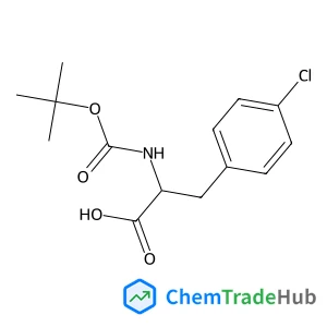 4-Chloro-N-{[(2-methyl-2-propanyl)oxy]carbonyl}-L-phenylalanine