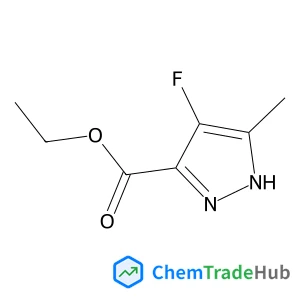 Ethyl 4-fluoro-5-methyl-1H-pyrazole-3-carboxylate structure