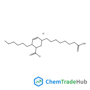 Potassium 5-(7-carboxyheptyl)-2-hexyl-3-cyclohexene-1-carboxylate