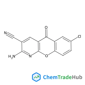 2-Amino-7-chloro-5-oxo-5H-chromeno[2,3-b]pyridine-3-carbonitrile