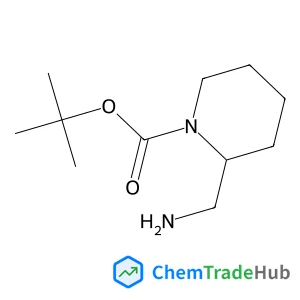 2-Methyl-2-propanyl (2R)-2-(aminomethyl)-1-piperidinecarboxylate