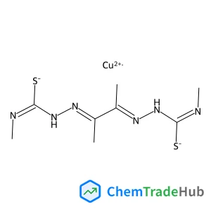 Copper(2+) (2E,2'E)-2,2'-[(2E,3E)-2,3-butanediylidene]bis(N-methylhydrazinecarbimidothioate)