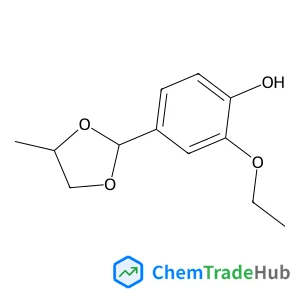 2-Ethoxy-4-(4-methyl-1,3-dioxolan-2-yl)phenol