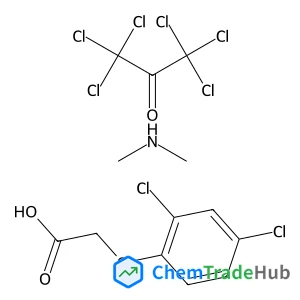2-(2,4-dichlorophenoxy)acetic acid; 1,1,1,3,3,3-hexachloropropan-2-one; N-methylmethanamine