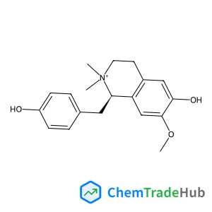 (1R)-6-Hydroxy-1-(4-hydroxybenzyl)-7-methoxy-2,2-dimethyl-1,2,3,4-tetrahydroisoquinolinium