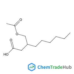 3-(Acetoxymethyl)nonanoic acid