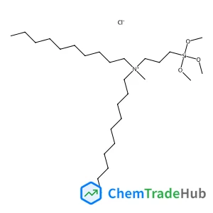 N-Decyl-N-methyl-N-[3-(trimethoxysilyl)propyl]-1-decanaminium chloride