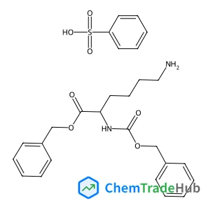 Benzyl N~2~-[(benzyloxy)carbonyl]-L-lysinate benzenesulfonate (1:1)