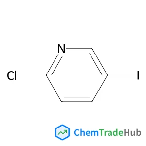 2-Chloro-5-iodopyridine Chemical_Structure_Of