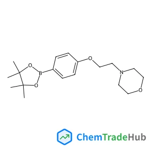 4-{2-[4-(4,4,5,5-Tetramethyl-1,3,2-dioxaborolan-2-yl)phenoxy]ethyl}morpholine