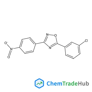 5-(3-Chlorophenyl)-3-(4-nitrophenyl)-1,2,4-oxadiazole 5-(3-Chlorophenyl)-3-(4-nitrophenyl)-1,2,4-oxadiazole