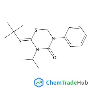 (2E)-3-Isopropyl-2-[(2-methyl-2-propanyl)imino]-5-phenyl-1,3,5-thiadiazinan-4-one