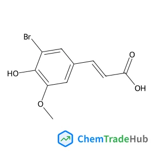 3-(3-Bromo-4-hydroxy-5-methoxyphenyl)acrylic Acid