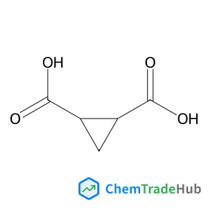 (1R,2S)-1,2-Cyclopropanedicarboxylic acid structure