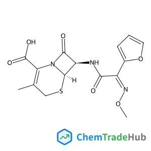 (6R,7R)-7-{[(2Z)-2-(2-Furyl)-2-(methoxyimino)acetyl]amino}-3-methyl-8-oxo-5-thia-1-azabicyclo[4.2.0]oct-2-ene-2-carboxylic acid