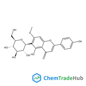 APIGENIN 6-GLUCOSYL-7-O-METHYL ETHER structure