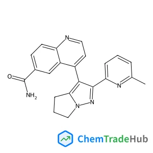 4-[2-(6-Methyl-2-pyridinyl)-5,6-dihydro-4H-pyrrolo[1,2-b]pyrazol-3-yl]-6-quinolinecarboxamide