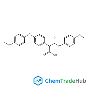 3-(4-Methoxyphenoxy)-2-(4-(4-methoxyphenoxy)phenyl)-3-oxopropanoic acid