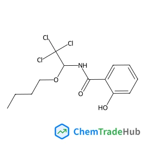 N-(1-Butoxy-2,2,2-trichloroethyl)-2-hydroxybenzamide