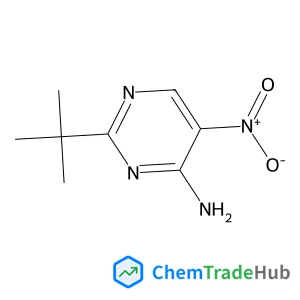2-(2-Methyl-2-propanyl)-5-nitro-4-pyrimidinamine